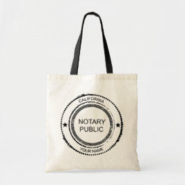 Kalifornien Notary Distress Seal Customized Tygkasse