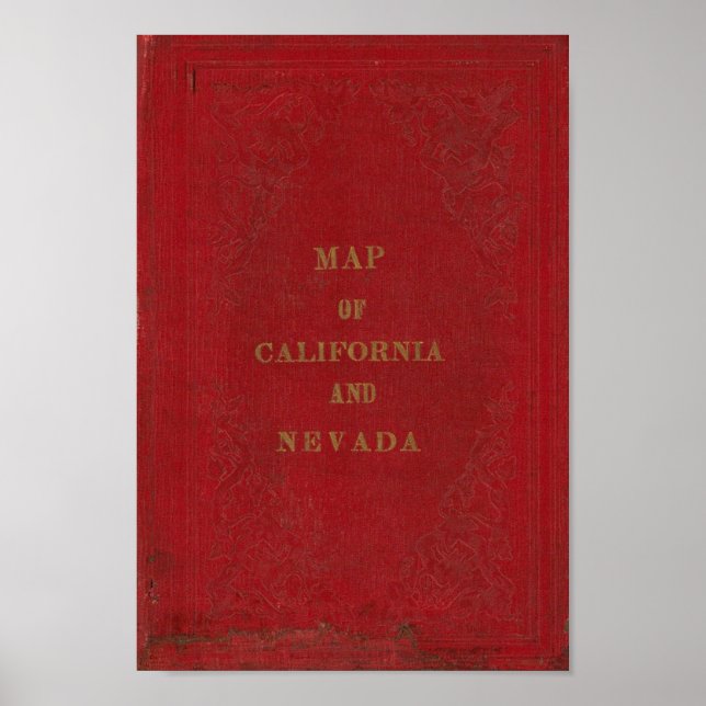 Kalifornien och Nevada 3 Poster (Framsidan)