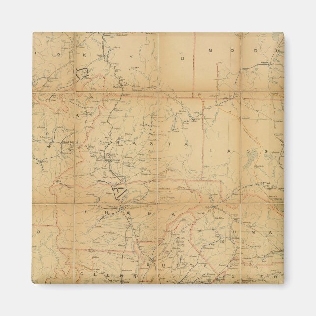 Kalifornien och Nevada 9 Magnet (Framsidan)