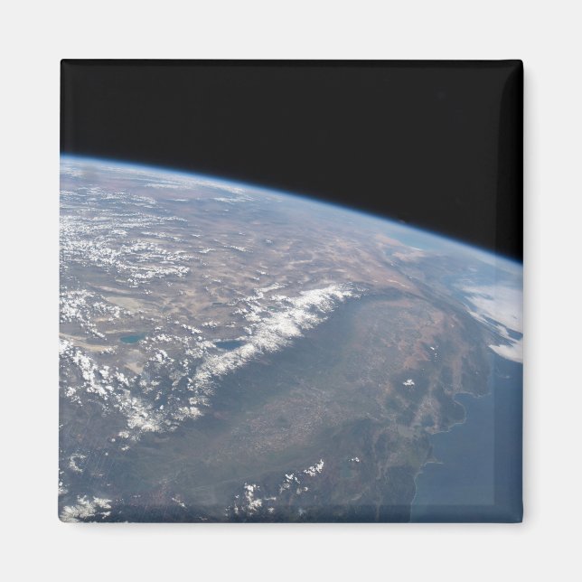 Kalifornien och Nevada som sett från rymden. Magnet (Framsidan)