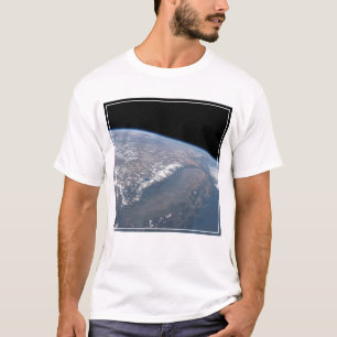 Kalifornien och Nevada som sett från rymden. T Shirt
