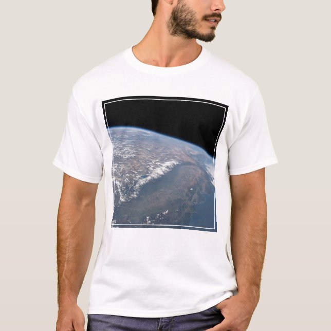 Kalifornien och Nevada som sett från rymden. T Shirt (Framsida)