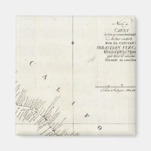 Kalifornien, ofärgat diagram magnet