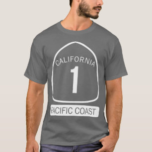 Kalifornien Pacific Kusten Highway 1 T Shirt