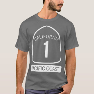 Kalifornien Pacific Kusten Highway 1 T Shirt