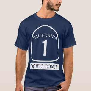 Kalifornien Pacific Kusten Highway 1 T Shirt