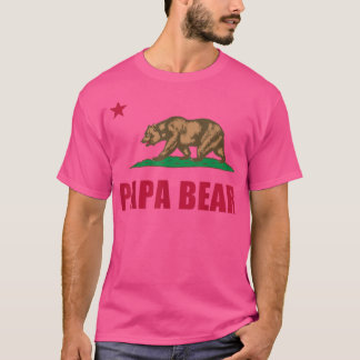 Kalifornien Pappa Bear Pappa Fars dag Gift T Shirt