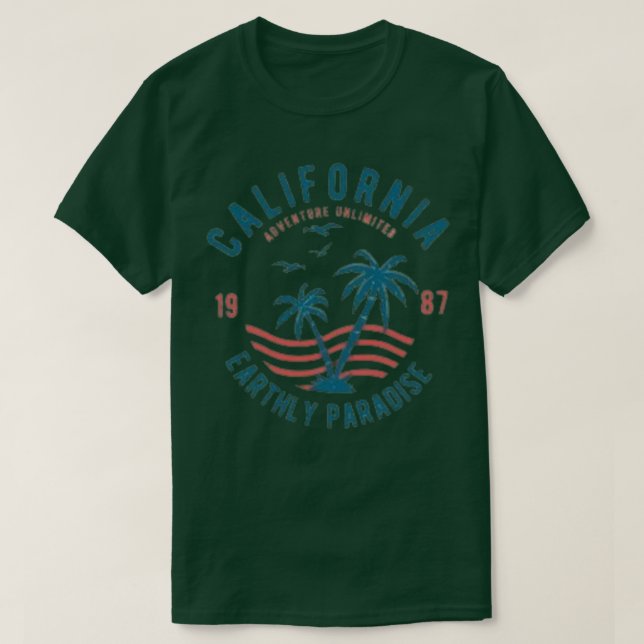Kalifornien - paradiset t shirt (Design framsida)