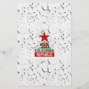 Kalifornien Peeling Paint Decor Brevpapper