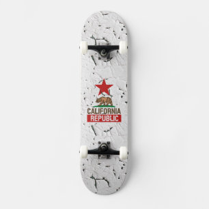 Kalifornien Peeling Paint Decor Mini Skateboard Bräda 18,5 Cm