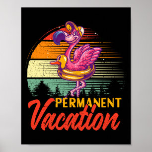 Kalifornien permanent semester strandvibbar poster