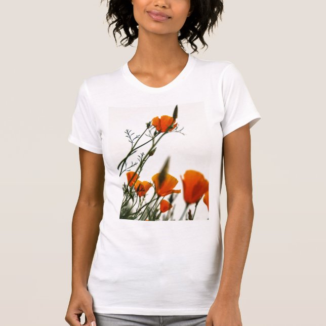 Kalifornien Poppie Tee (Framsida)