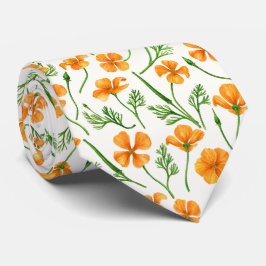 Kalifornien poppies, sommartidblommor, orange wirt slips