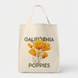 Kalifornien Poppies Tygkasse