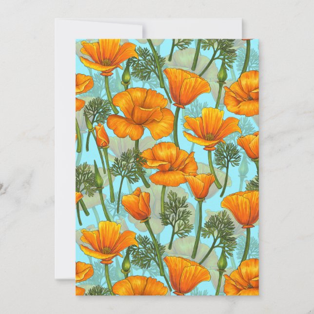 Kalifornien poppy (Framsida)