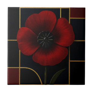 Kalifornien Poppy Keramic tile Kakelplatta