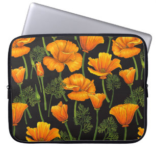 Kalifornien poppy laptop fodral