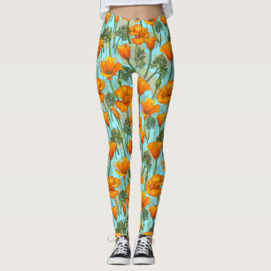 Kalifornien poppy leggings
