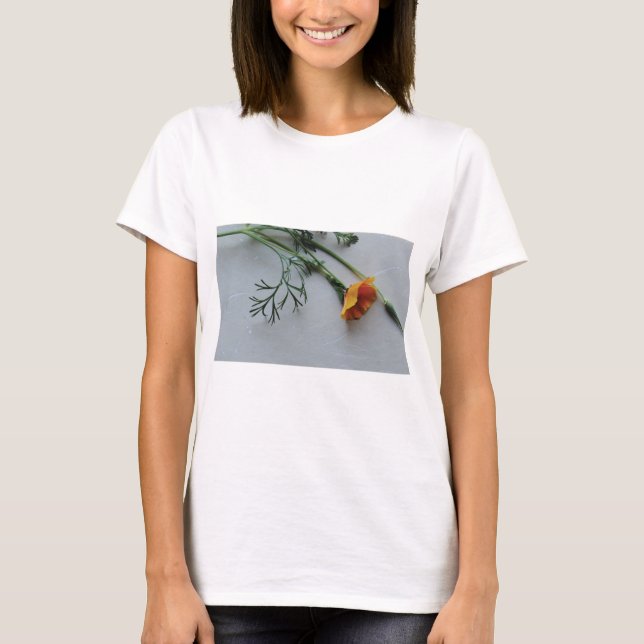 Kalifornien poppy tee shirt (Framsida)
