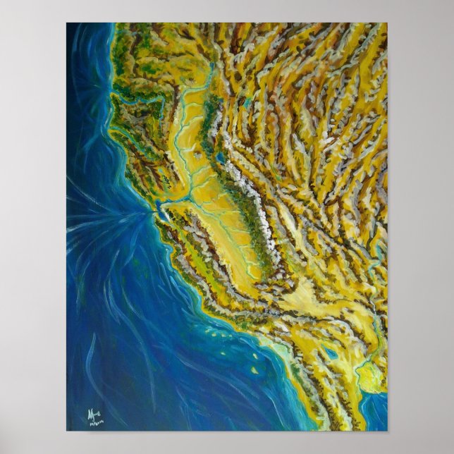 Kalifornien Poster (Framsidan)