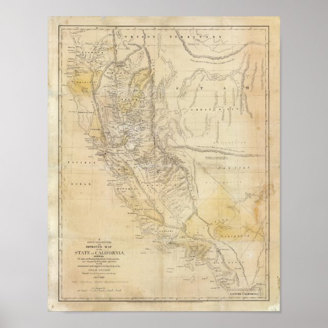 Kalifornien Poster (Framsidan)