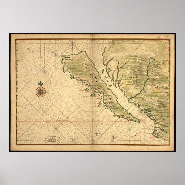 Kalifornien Poster (Framsidan)