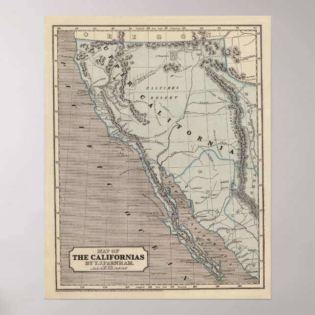 Kalifornien Poster (Framsidan)