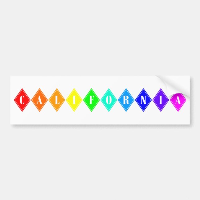 Kalifornien pride. bildekal (Framsidan)