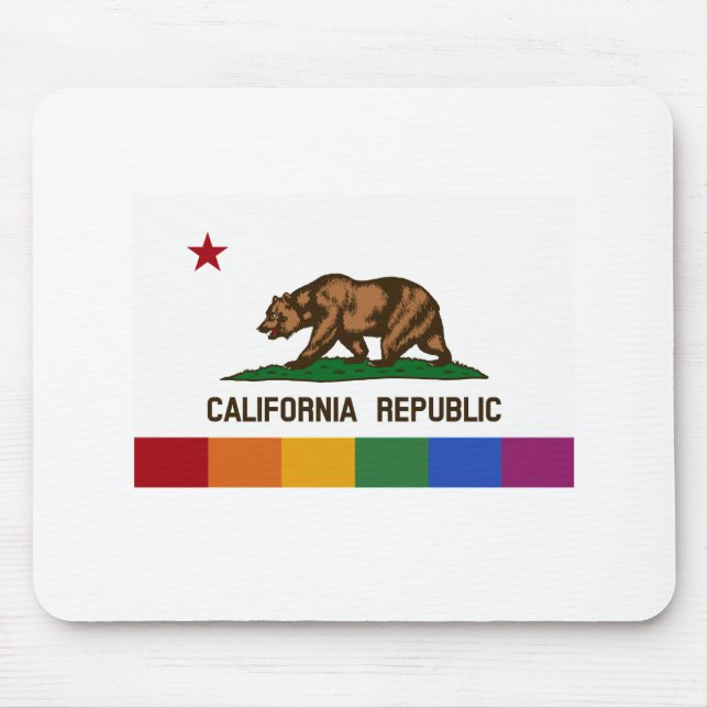 KALIFORNIEN PRIDEFLAGGA - .PNG MUSMATTA (Framsidan)