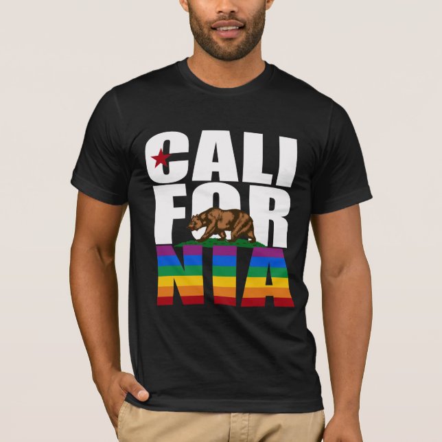 KALIFORNIEN PRIDEVIT TEE (Framsida)