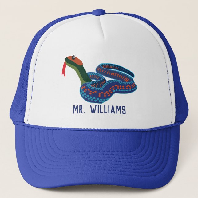 Kalifornien Red Sided Garter Snake Personlig Keps (Framsida)