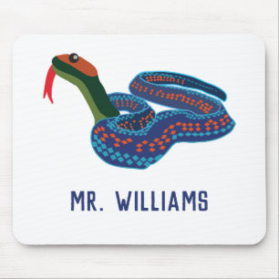Kalifornien Red Sided Garter Snake Personlig Musmatta