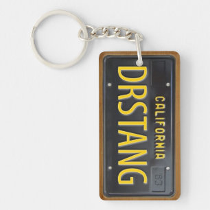 Kalifornien registreringsskyltKeychain