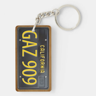 Kalifornien registreringsskyltKeychain