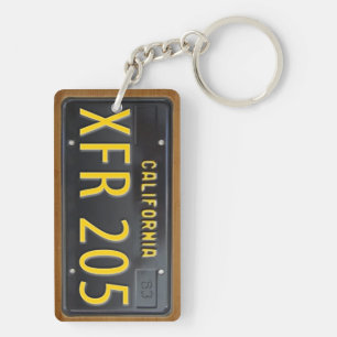 Kalifornien registreringsskyltKeychain