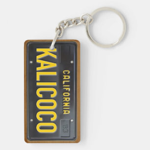 Kalifornien registreringsskyltKeychain
