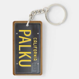 Kalifornien registreringsskyltKeychain