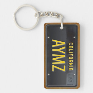 Kalifornien registreringsskyltKeychain