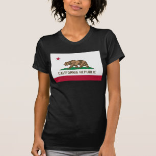 Kalifornien Republik Björnflagga: Cali Golden Stat T Shirt