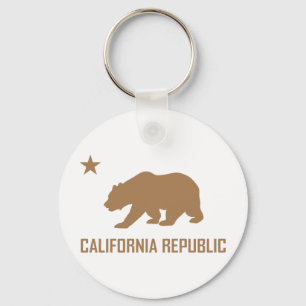 Kalifornien republik Keychain Nyckelring