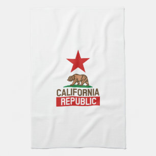 Kalifornien republik kökshandduk