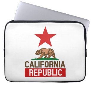 Kalifornien republik laptop fodral
