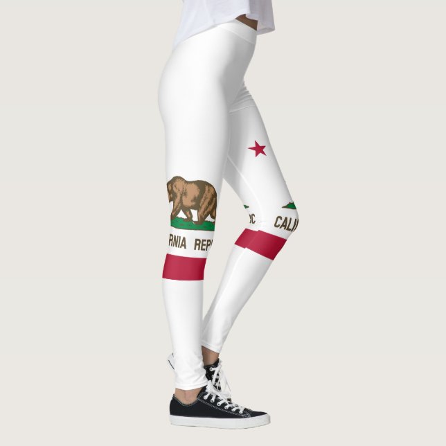 Kalifornien Republik Statens Flagga Leggings (Höger)
