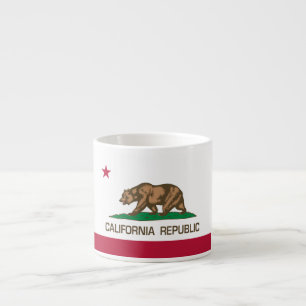 Kalifornien republik (statlig flagga) espressomugg