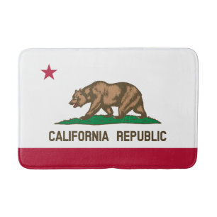 Kalifornien Republik Statsflagga Badrumsmatta
