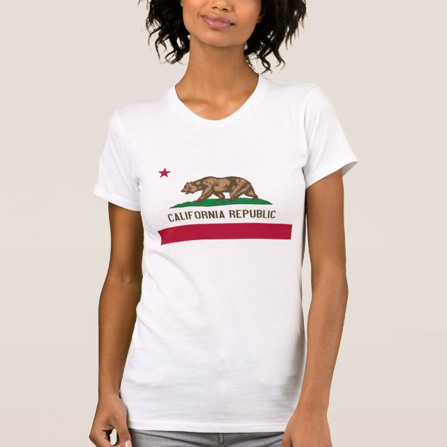 Kalifornien republik t-shirt (Framsida)