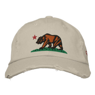 KALIFORNIEN REPUBLIKEN BEAR Essentials Cap Broderad Keps