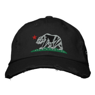KALIFORNIEN REPUBLIKEN BEAR Essentials Cap Broderad Keps