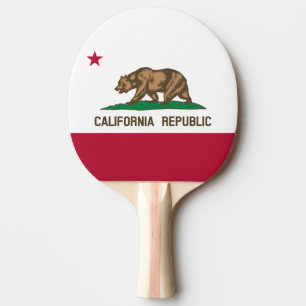 Kalifornien Republiken Björnflagga: Cali Golden St Pingisracket