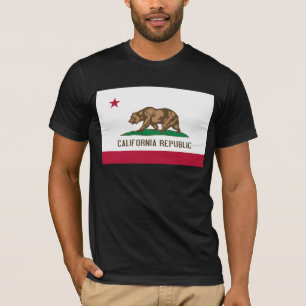 Kalifornien Republiken Björnflagga: Cali Golden St T Shirt